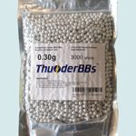 TBB0.30 ThunderBBs Airsoft BBs 0.30G, Competition Grade, White