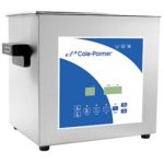 Cole-Parmer 9 Liter Ultrasonic Cleaner with Digital Timer and Heat, 230 VAC