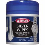 Weiman Silver Wipes – Jewelry Wipes – Cleaner and Polisher for Silver Jewelry Sterling Silver Silver Plate and Fine Antique Silver – 20 count – Ammonia Free
