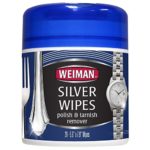 Silver Wipes – Jewelry Wipes – Cleaner and Polisher for Silver Jewelry Sterling Silver Silver Plate and Fine Antique Silver – 20 Count – Ammonia Free