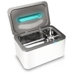 InvisiClean Ultrasonic Cleaner & UV Light Sanitizer – Cleaning Machine for Engagement Rings, Mouth Guards, Parts – Sterilizer for Cell Phones, Makeup Brushes, Nail Tools – UV-C Kills Germs & Mold