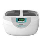 Ukoke UUC25W, Professional Jewelry Timer, Portable Household Ultrasonic Cleaning Machine, Eyeglasses Denture Cleaner, 2.5 L, Green