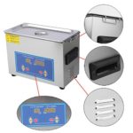 4.5L Ultrasonic Cleaner – Industrial Stainless Steel Jewelry Cleaning Machine with Heater & Timer, for Cleaning Glasses Watch Dentures Small Parts
