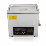 Ultrasonic Cleaner with Digital Heater Timer,15 Liters Capacity,Adjustable Power,Parts Basket