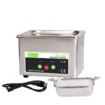 800ml/1.3L/2L Professional Ultrasonic Cleaner, Smart Ultrasonic Jewelry Cleaner with Timer Digital for Cleaning Jewelry,Eyeglasses,Tools,Watches,Dentures,Circuit Board,Guns Parts(0.8L)