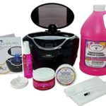 GEMORO 1790 Sparkle SPA PRO Black ULTRASONIC Luxury Jewelry Cleaning KIT Includes Sparkle Bright All-Natural Jewelry Cleaner Products