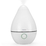 Tenergy Pluvi Ultrasonic Cool Mist Humidifier Advanced Mist Generator Essential Oil Diffuser Activated Carbon Air Filter, 360°Adjustable Mist Outlet, Auto-shut Off Easy to Clean, 2.5L Quiet Humidifier