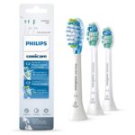 Genuine Philips Sonicare toothbrush head variety pack – C3 Premium Plaque Control & C2 Optimal Plaque Control, HX9023/69, 3-pk, white