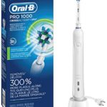 Oral-B White Pro 1000 Power Rechargeable Electric Toothbrush, Powered by Braun