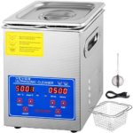 Mophorn 2L Professional Ultrasonic Cleaner 200W 304 Stainless Steel Digital Lab Ultrasonic Cleaner with Heater Timer for Jewelry Watch Glasses Circuit Board Dentures Small Parts Dental Instrument