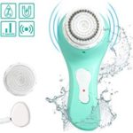 MiroPure Sonic Facial and Body Cleansing Brush, Professional Electric Face Brush 2 In 1 Waterproof Portable Wireless Charging Cleaning brush for All Skin Exfoliating Deep Cleaning