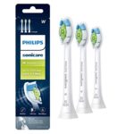 Philips Sonicare DiamondClean replacement toothbrush heads, HX6063/65, BrushSync technology, White 3-pk