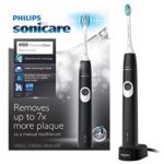 Philips Sonicare ProtectiveClean 4100 Electric Rechargeable Toothbrush, Plaque Control, Black