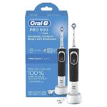 Oral-B Pro 500 Electric Power Rechargeable Toothbrush with Automatic Timer and Precision Clean Brush Head, Powered by Braun (Product Design & Packaging May Vary)