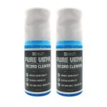 Essential Values Pure Vinyl Record Cleaner Spray & Micro Fiber Cloth – Cleaner for Records, DJ Controllers & Mixers, Enhance Your Experience & Bring Your Old Records/Equipment Back to Life