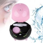 Portable Ultrasonic Automatic Contact Lens Ball, Mask Washer Cleansing Lenses Cleaner Lens Case, USB Charge