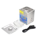 Homgrace Commercial Ultrasonic Cleaner with with Heater and Digital Control for Jewelry Watch Glasses Cleaner (1.3 L)