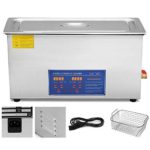 VEVOR Ultrasonic Cleaner 30L Commercial Ultrasonic Cleaner Total 1200W for Cleaning Eyeglasses Rings Large Capacity Heated Ultrasonic Cleaner (30L, 1200W)