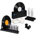 Record Washer Deep Cleaning System – Premium Cleaner Kit by Record-Happy Includes Drying Rack 10oz Cleaning Solution, 2 Brushes, Cloths and Accessories for 33 and 45 RPM. Keep Your Lp Albums Like New