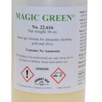 Ultrasonic Cleaning Solution Magic Green 16 Oz. Concentrate Makes 16 Gallons