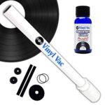 Vinyl Vac 33 Combo Record Cleaning Kit Vinyl Vac 33 with Vinyl Vac Concentrate Cleaner (1 oz) w/NO Alcohol – Safe for Your Records! Vinyl Record Cleaner Kit Attaches to Your Wet/Dry vac