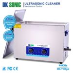 Large Commercial Ultrasonic Cleaner – DK SONIC 30L 600W Sonic Cleaner with Heater and Basket for Metal Parts,Carburetor,Fuel Injector,Brass,Auto Parts,Engine Parts,Motor Repair Tools,etc