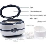 GT Sonic VGT-2000 Household Ultrasonic Cleaner Baths 600ml 35W for Necklace Earrings Bracelets Dentures