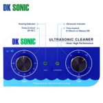 Commercial Ultrasonic Cleaner – DK SONIC 3L 120W Sonic Cleaner with Heater and Basket for Denture,Coins, Small Metal Parts,Record,Circuit Board,Daily Necessaries,Tattoo Equipment,Lab Tools,etc