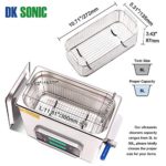 DK SONIC 6L Professional Touch Ultrasonic Cleaner with Heater,Timer,Multiple Cleaning Mode for Carburetor,Automotive Parts,Gun Parts,Circuit Board, etc