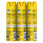 Pledge Dust & Allergen Multi-Surface Disinfectant Cleaner Spray, Works on Leather, Granite, Wood, and Stainless Steel, Lemon, 9.7 oz – Pack of 3