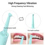 Electric Tartar Remover for Teeth, NICARE Plaque Remover for Teeth Ultrasonic Tooth Cleaner Dental Calculus Remover, Scraper Tartar Removal Teeth Cleaning Kit for Kids Adult (Blue)
