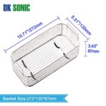 Professional Ultrasonic Cleaner-DK SONIC 6L 180W Sonic Cleaner with Heater and Basket for Metal Parts, Carburetor,Fuel Injector,Record,Circuit Board,Brass,Engine Parts,Tableware,Home Repair Tool,etc