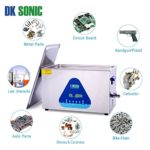 Large Professional Ultrasonic Cleaner-DK SONIC 22L 480W Sonic Cleaner with Heater and Basket for Metal Parts,Carburetor,Fuel Injector,Brass,Auto Parts,Engine Parts,Motor Repair Tools,etc