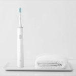 360 Degree Automatic Sonic Electric Toothbrush Silicone Ultrasonic Electronic Tooth Brush USB Rechargeable 4 Mode Teeth Cleaner II Generation Blue