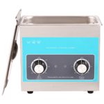 Ultrasonic Cleaner 3.2L Professional Lab Ultrasonic Cleaning Machine for Parts Carburetor Jewelry Watch Coins Glasses Circuit Board with Mechanical Knob Control