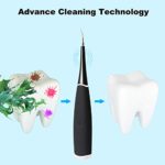 Electric Dental Calculus Plaque Remover for Teeth,Tooth Scraper Tartar Remover for Dental Calculus, Tartar, Tooth Stains Deep Black