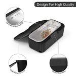 Ultrasonic Cleaner Professional Ultrasonic Jewelry Cleaner Portable Rings Eyeglasses Watches Denture Makeup Brush Razors Cleaning Machine for 25W (Black)