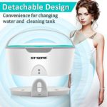 Ultrasonic Cleaner,Professional Ultrasonic Dentures Cleaner 450ml for Rings Coins Tools Razors Earrings Necklaces with LED Dual-Color Display Light, Detachable Tank, Dentures Holder Cleaning Basket