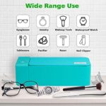 Ultrasonic Jewelry Cleaner Professional Ultrasonic Cleaner Machine for Cleaning Silver Jewelry Eyeglasses Rings Watches Earrings Necklaces Coins Razors Tools Cleaner 600ML 50kHz