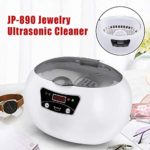 Ultrasonic Cleaner, JP-890 Professional Ultrasonic Jewelry Cleaner ABS+Stainless Steel Household Portable Ultrasonic Cleaner for Glasses, Jewelry, Manicur Small Ultrasonic Cleaner AC100-120V