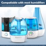 ANYHOW Demineralization Ultrasonic Humidifier Replacement Cartridges,Compatible with HoMedics, Filter Mineral Deposits, Prevents Hard Water Build-Up, Eliminates White Dust, Removes Odor-10Pack
