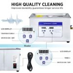 Anbull 30L Professional Ultrasonic Parts Cleaner Machine with 304 Stainless Steel and Digital Timer Heater for Jewelry Watch Coin Glass Circuit Board Dentures Small Parts
