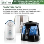 isinlive Demineralization Cartridge Compatible with HoMedics Ultrasonic Humidifiers, Filters Mineral Deposits, Prevents Hard Water Build-Up, Purifies Water, Eliminates White Dust and Odor, 12 Pack