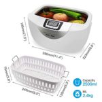Atten Smart Ultrasonic Cleaner,Ultrasonic Jewelry Cleaner with Timer, Portable Household Ultrasonic Cleaning Machine, Eyeglasses Denture Cleaner, White