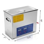 HFS (R) Commercial Grade Digital Ultrasonic Cleaner – Stainless Steel (6L-1.6GAL)