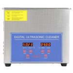Ejoyous Ultrasonic Cleaner, 1.3L Professional Ultrasonic Parts Cleaner Machine Heated Industrial Commercial Grade with Digital Timer and Heater for Jewelry Watch Coin Glass