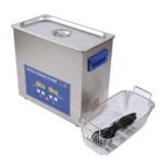 6.5L Ultrasonic Cleaner, Heated Sonic Cleaner Digital Timer for Jewelry, Watch, Rings, Eyeglasses, Engine Parts, Large Capacity