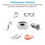 Ultrasonic Cleaner, Compact Professional Ultrasonic Jewelry Cleaner 20 Ounces(600ML) with Five Digital Timer, Watch Holder, SUS Tank for Cleaning Eyeglasses, Watches, Dentures