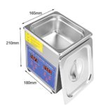 iMeshbean Heated Ultrasonic Cleaner with Digital Timer Heater Professioanal Ultrasonic Parts Cleaner for Jewelry Watch Glass Circuit Board Carburetor Household Commercial Industrial Cleaning (2L)