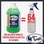 WOW All Purpose Cleaner 1 Gallon | Ultra Concentrate – Dilutes to Make 16 Gallons of Cleaner | Indoor/Outdoor | Degreaser | Bulk |